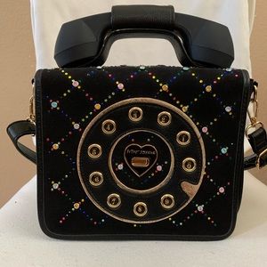 Betsy Johnson Old School Phone Purse